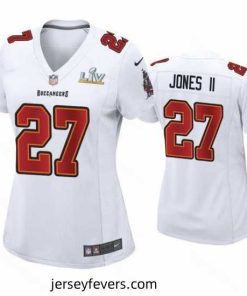 Ronald Jones Ii Buccaneers White Super Bowl Lv Game Fashion Jersey
