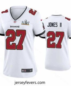 Ronald Jones Ii Buccaneers White Super Bowl Lv Game Jersey