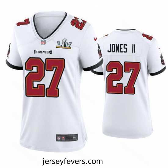 Ronald Jones Ii Buccaneers White Super Bowl Lv Game Jersey