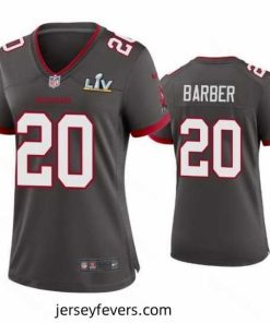 Ronde Barber Buccaneers Pewter Super Bowl Lv Game Jersey