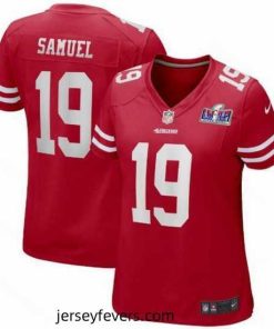 San Francisco 49ers 19 Deebo Samuel Red 2023 F.U.S.E   Vapor Untouchable Limited Stitched Football 2024 Super Bowl LVIII Jersey