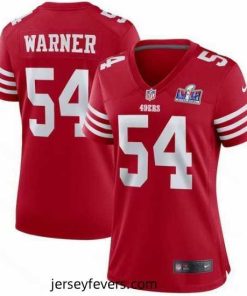 San Francisco 49ers 54 Fred Warner Red 2023 F.U.S.E  Vapor Untouchable Limited Stitched Football 2024 Super Bowl LVIII Jersey