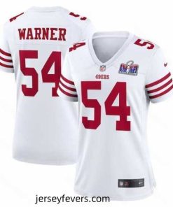 San Francisco 49ers 54 Fred Warner White 2023 F.U.S.E  Vapor Untouchable Limited Stitched Football 2024 Super Bowl LVIII Jersey