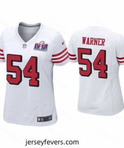 San Francisco 49ers 54 Fred Warner White Throwback  Vapor Untouchable Limited Stitched Football 2024 Super Bowl LVIII Jersey