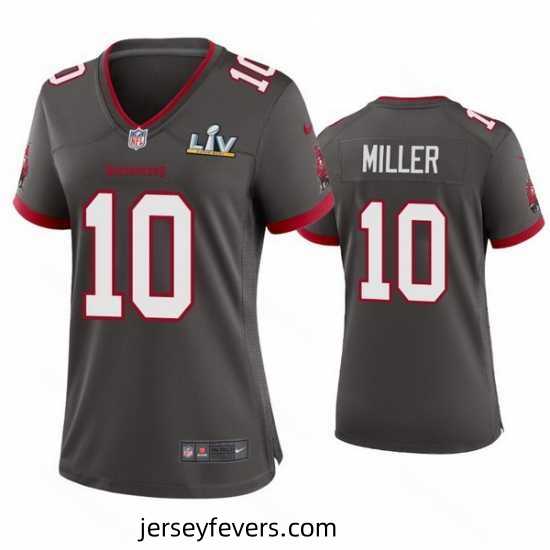Scotty Miller Buccaneers Pewter Super Bowl Lv Game Jersey