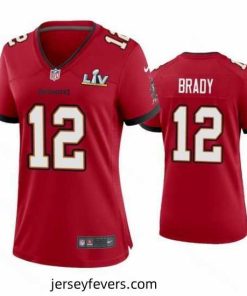 Tom Brady Buccaneers Red Super Bowl Lv Game Jersey