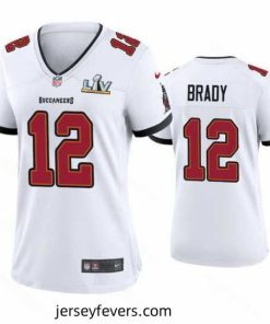 Tom Brady Buccaneers White Super Bowl Lv Game Jersey