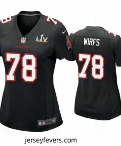 Tristan Wirfs Buccaneers Black Super Bowl Lv Game Fashion Jersey