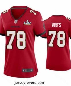 Tristan Wirfs Buccaneers Red Super Bowl Lv Game Jersey
