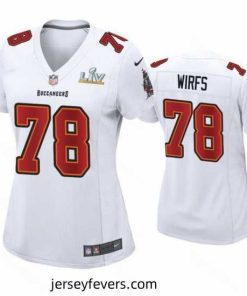 Tristan Wirfs Buccaneers White Super Bowl Lv Game Fashion Jersey