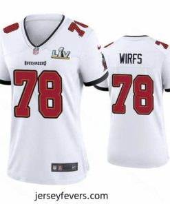 Tristan Wirfs Buccaneers White Super Bowl Lv Game Jersey