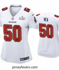 Vita Vea Buccaneers White Super Bowl Lv Game Fashion Jersey