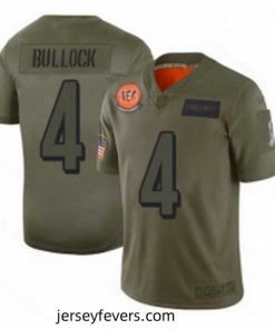 Womens Cincinnati Bengals 4 Randy Bullock Limited Camo 2019 Salute to Service Football Jersey