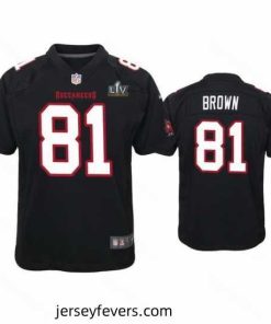 Antonio Brown Buccaneers Black Super Bowl Lv Game Fashion Jersey