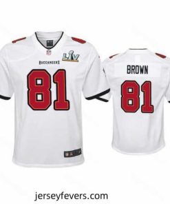 Antonio Brown Buccaneers White Super Bowl Lv Game Jersey
