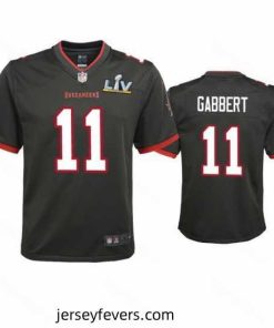 Blaine Gabbert Buccaneers Pewter Super Bowl Lv Game Jersey