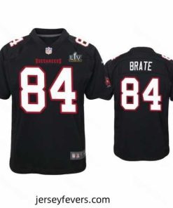 Cameron Brate Buccaneers Black Super Bowl Lv Game Fashion Jersey
