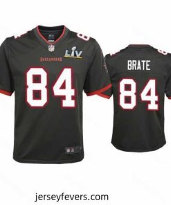 Cameron Brate Buccaneers Pewter Super Bowl Lv Game Jersey