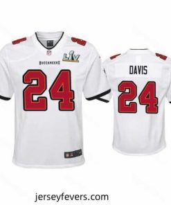 Carlton Davis Buccaneers White Super Bowl Lv Game Jersey