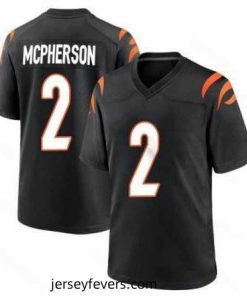 Cincinnati Bengals #2 Evan McPherson 2021 Black Vapor Limited Stitched NFL Jersey