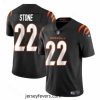 Cincinnati Bengals 22 Geno Stone Black Vapor Untouchable Limited Stitched Jersey