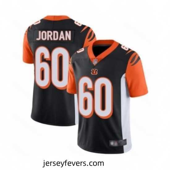 Cincinnati Bengals 60 Michael Jordan Black Team Color Vapor Untouchable Limited Player Football Jersey