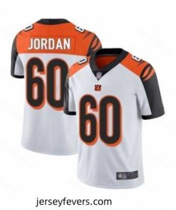 Cincinnati Bengals 60 Michael Jordan White Vapor Untouchable Limited Player Football Jersey