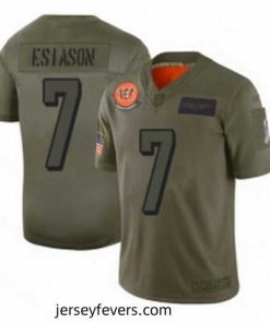 Cincinnati Bengals 7 Boomer Esiason Limited Camo 2019 Salute to Service Football Jersey