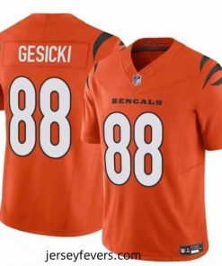 Cincinnati Bengals 88 Mike Gesicki Orange 2024 F.U.S.E  Vapor Untouchable Limited Stitched Jersey