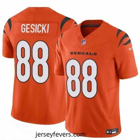 Cincinnati Bengals 88 Mike Gesicki Orange 2024 F.U.S.E Vapor Untouchable Limited Stitched Jersey