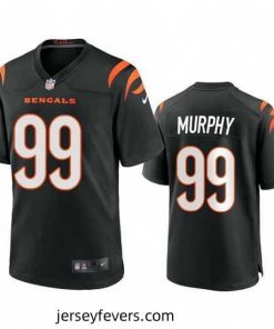 Cincinnati Bengals 99 Myles Murphy Black Stitched Game Jersey