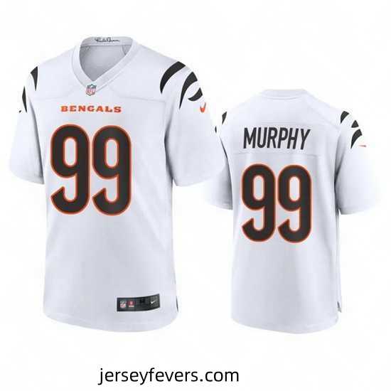 Cincinnati Bengals 99 Myles Murphy White Stitched Game Jersey