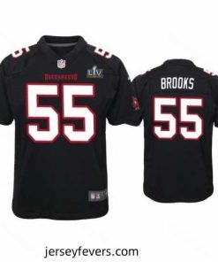 Derrick Brooks Buccaneers Black Super Bowl Lv Game Fashion Jersey