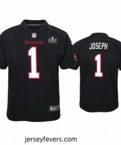 Greg Joseph Buccaneers Black Super Bowl Lv Game Fashion Jersey
