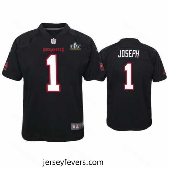 Greg Joseph Buccaneers Black Super Bowl Lv Game Fashion Jersey