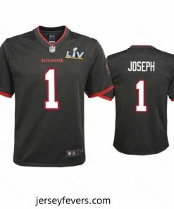 Greg Joseph Buccaneers Pewter Super Bowl Lv Game Jersey