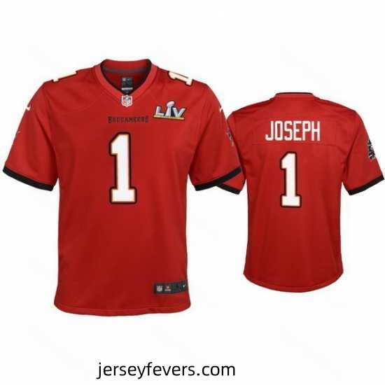 Greg Joseph Buccaneers Red Super Bowl Lv Game Jersey