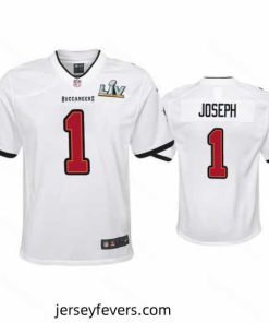 Greg Joseph Buccaneers White Super Bowl Lv Game Jersey