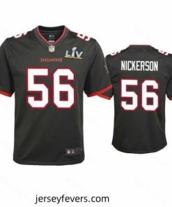 Hardy Nickerson Buccaneers Pewter Super Bowl Lv Game Jersey