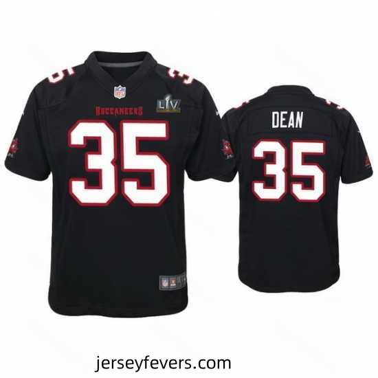 Jamel Dean Buccaneers Black Super Bowl Lv Game Fashion Jersey