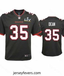 Jamel Dean Buccaneers Pewter Super Bowl Lv Game Jersey
