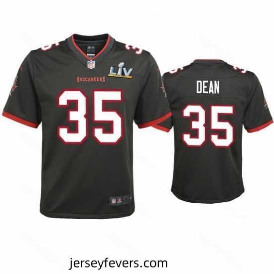 Jamel Dean Buccaneers Pewter Super Bowl Lv Game Jersey