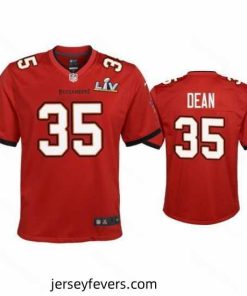 Jamel Dean Buccaneers Red Super Bowl Lv Game Jersey