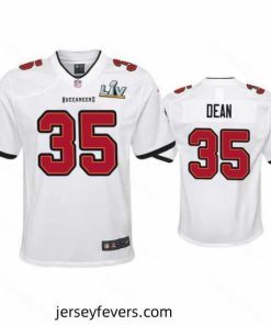Jamel Dean Buccaneers White Super Bowl Lv Game Jersey