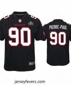 Jason Pierre Paul Buccaneers Black Super Bowl Lv Game Fashion Jersey