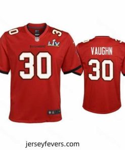 Ke'Shawn Vaughn Buccaneers Red Super Bowl Lv Game Jersey
