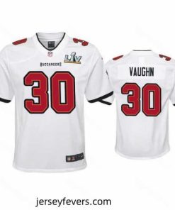 Ke'Shawn Vaughn Buccaneers White Super Bowl Lv Game Jersey