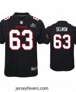 Lee Roy Selmon Buccaneers Black Super Bowl Lv Game Fashion Jersey