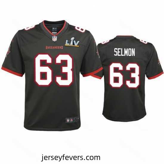 Lee Roy Selmon Buccaneers Pewter Super Bowl Lv Game Jersey