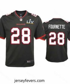 Leonard Fournette Buccaneers Pewter Super Bowl Lv Game Jersey